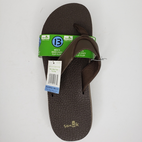 sanuk beer cozy flip flop